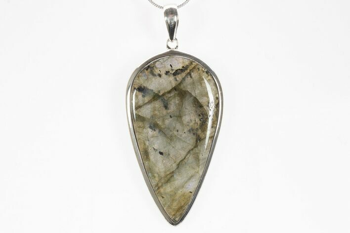 Flashy, Labradorite Pendant (Necklace) - Sterling Silver #238624